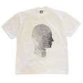 'head print' graphic tee.